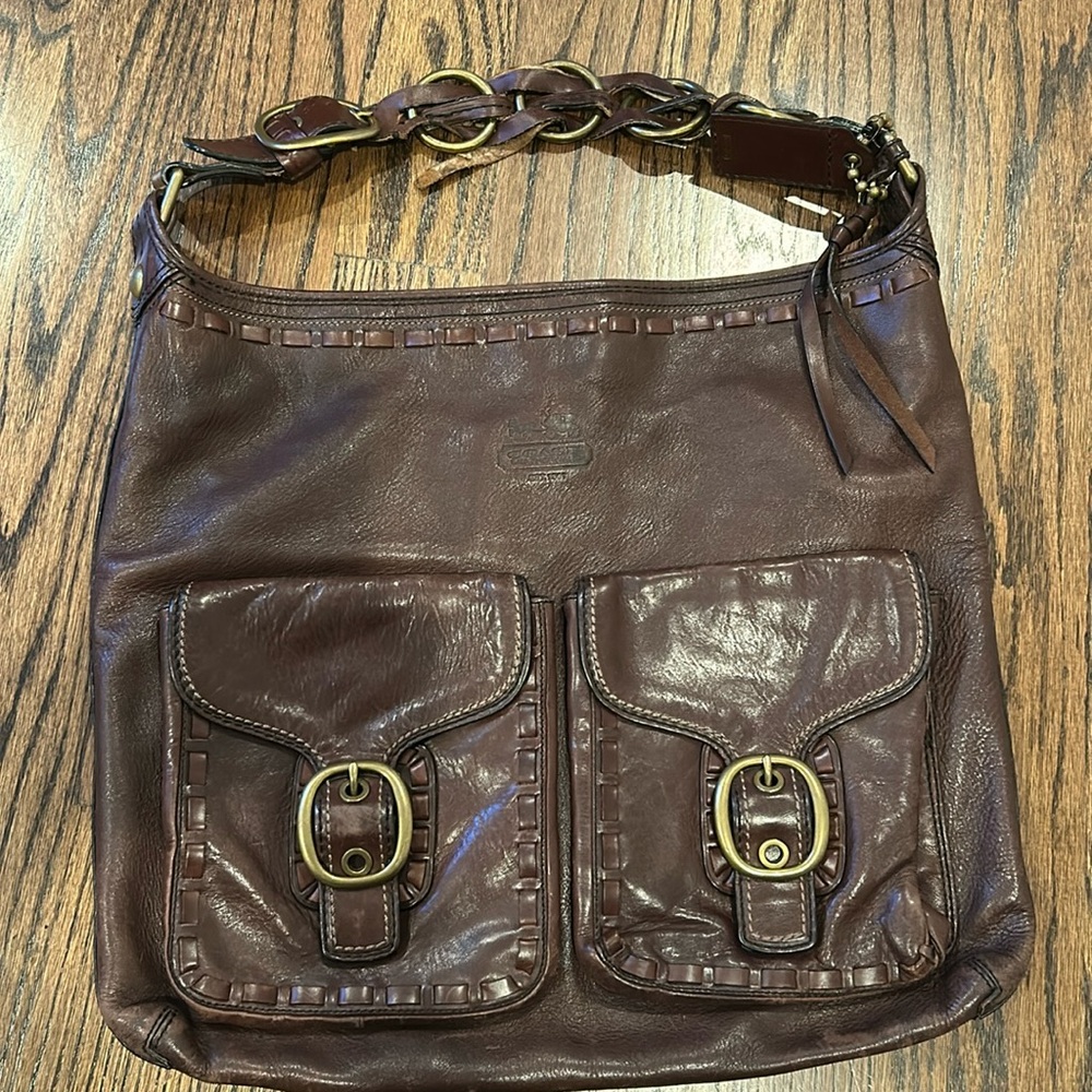 Vintage coach saddle bag.